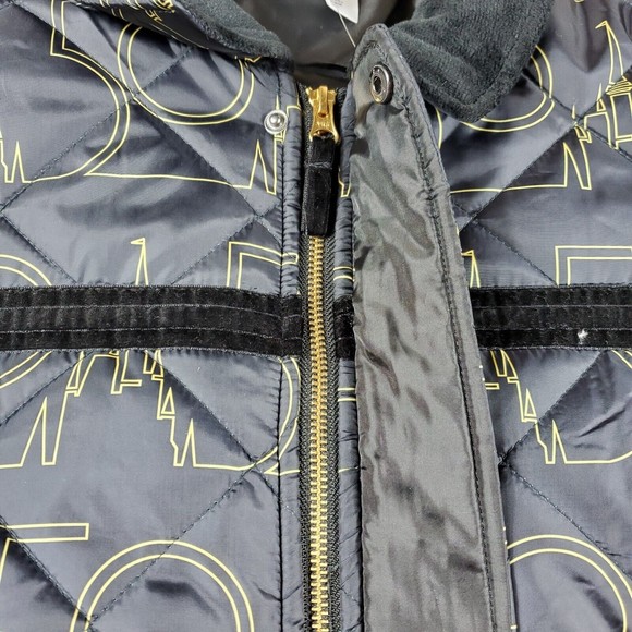 Disney Black and Gold Puffer Jacket - Picture 11 of 16
